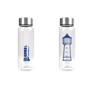 Glasflasche Speisesaal